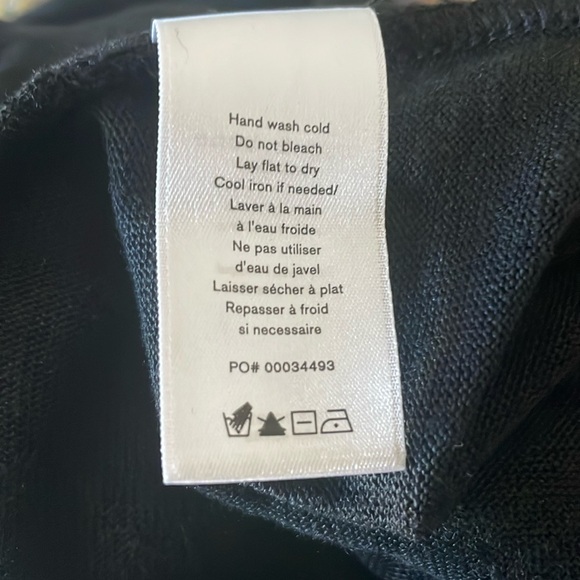 NWT! Rag & Bone Black Linen Midi Dress - Picture 12 of 14